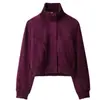 Ropa Europea y Americana para Mujer Transfronteriza AliExpress Venta Caliente Moda Francesa Chaqueta Casual con Efecto Ante Cuello Alto