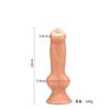Cachorro sexual pênis simulação pênis grande em forma de plug anal ventosa masturbação pênis plug anal produtos sexuais para adultos uma geração de cabelo