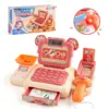 Venta Directa de Fábrica Original Juego de Juguete de Caja Registradora de Supermercado Artificial para Niños con Escáner de Sonido y Luz Frutas y Verduras Bebidas