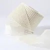 Cinta de gasa a cuadros de color liso accesorios para el cabello material de bricolaje ramo regalo correa de envoltorio hecho a mano cinta de lazo cinta