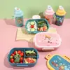 Lonchera Infantil de Dibujos Animados Taza de Dibujos Animados para Estudiante Traje Salida Oficinista Lonchera de Frutas Almuerzo Lonchera Transfronterizo