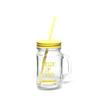 6E3X Vaso Vintage para Bebida Caliente de Té con Leche al por Mayor Vaso de Cóctel Vaso Mason para Jugo de Frutas Vaso de Agua Transparente Resistente al Calor para Café