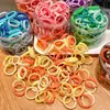 Elástico Alto Infantil Não Machuca o Cabelo Renda Faixa de Cabelo Colorida Elástico de Cabelo Acessórios de Cabelo para Meninas Headband Corda de Cabelo Fofa