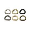 3.8 fio grosso 5 pontos arame metal Fivela D corrente de conexão para alça de ombro de bolsa fivela em D anel de ferragem para bagagem fivela em D
