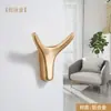 Material de Aleación de Aluminio Estilo Nórdico Lujo Ligero Montados en la Pared Entrada del Baño Creativos Modernos Percheros de Astas en Varios Colores