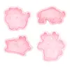 Cortador de Galletas Serie Ternero de Dibujos Animados 3D Molde de Galletas Ternero Travieso de Dibujos Animados Galleta de Impresión de Simulación de Arcilla DIY