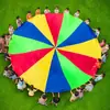 Guarda-chuva arco-íris jardim de infância guarda-chuva arco-íris educação infantil jogo ao ar livre para crianças treinamento sensorial corpo equipamentos de auxílio ao ensino inteligente