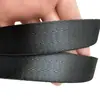 Accesorios de Cincha de Unión Negra Engrosada para Exteriores en Stock, Cincha de Bloqueo de Borde, Cincha de Sarja con Patrón de Tres Hoyos, Cincha de Imitación de Nylon