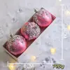 Nueva bola navideña americana ins, bola de lentejuelas, bola pintada, decoración para árbol de Navidad, colgante, decoración para ventana navideña