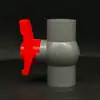 Válvula de esfera em PVC DN20 25 32 40 50 63 75 90 110 rosca interna roscada interruptor de tubo de água válvula plástica