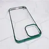 Adecuado para Apple 16Promax Funda para Teléfono Móvil Transparente Sin Marco Galvanizado Ultra Delgada Iphone15 Disipación de Calor 14 Funda Protectora
