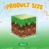 Nuevo Banner de Fiesta Temático de Minecraft Guirnalda Decoración Juego de Píxeles Colgante Espiral Globo Topper para Pastel