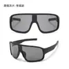 Gafas de sol protectoras cortavientos para ciclismo al aire libre, gafas adelgazantes, gafas de montañismo negras con montura grande de protección UV integrada para esquí