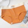 Roupa íntima feminina de algodão simples preta, branca e cinza para estudantes Menina Calcinhas femininas respiráveis de cintura média estilo japonês atacado