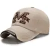 Zhen Yueqi Primavera y Otoño Exportación Sombrero Lavado Casual para Hombre Gorra de Béisbol Vintage Sombrero de Sol Bordado para Exteriores