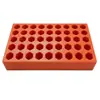 Caja de almacenamiento de brocas de 50 agujeros, organizador hexagonal de brocas para destornillador eléctrico de 6.35 mm, un artículo imprescindible para la organización y el almacenamiento en el escritorio
