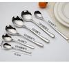 Cuchara de comida principal de acero inoxidable engrosada, cuchillo para carne, tenedor para pasta, cuchillo de comida occidental, tenedor, cuchara, tenedor de comida, vajilla de comedor al por mayor