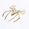Adesivos de carro de metal de aranha para atacado prata dourado 3D adesivos de carro de metal adesivos de carro de aranha