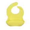 Babadores infantis populares em diversos países, disponíveis em várias cores, resistentes a óleo, fáceis de limpar, babadores para bebês, babadores para alimentação, babadores de silicone para bebês.