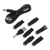 Adaptador base USB5521 para dois furos aparador de cabelo barbeador oito 6 tipos de interface carregador conversor kit
