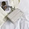 Bolso Retro para Mujer 2026 Bolso de Nuevo Estilo Color Sólido Simple Moda Casual Bolso Pequeño Bolso Cuadrado Pequeño Cruzado al Hombro con Cadena