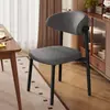 Cadeira de jantar minimalista nórdica, luxo leve para casa, cadeira de jantar moderna com encosto para hotel, cadeira casual com encosto para restaurante, cadeira popular online.