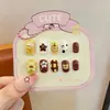 Pegatinas de Uñas para Niñas, Parches de Arte de Uñas Lindos y Divertidos, Piezas de Uñas Removibles para Niñas, Uñas Portátiles Dulces y Encantadoras al por Mayor