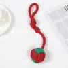 Juguetes Navideños para Perros de Punto Nuevo Transfronterizos Que No Se Pueden Masticar Set Cuerda de Algodón Resistente a la Mordida Cuerda Molar Nudo Bola Suministros para Perros