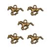 Accesorios para joyería de aleación DIY al por mayor colgante de animal poni pulsera llavero colgante D9303