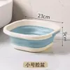 Lavabo plegable para dormitorio, uso doméstico, estudiantes, estudiantes nuevos, niños, lavabo portátil de viaje, disponible en varios tamaños, lavabo de plástico