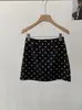 Falda Corta de Lunares Versátil Retro Omalai para Mujer Primavera y Verano Nueva Falda de Cintura Alta Adelgazante de Corte en A para Personas Bajas 6429