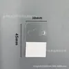 Ganchos para agujeros de avión de PET, ganchos de embalaje en caja de color de PVC transparente, plástico PP de colores para embalaje de cajas de regalo, ganchos adhesivos