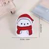 Colgante de Felpa de Dibujos Animados Papá Noel Ciervo Broche Pinza para el Cabello DIY Ropa Bolsa Zapatos y Calcetines Muñeca Decorativa Venta al por Mayor