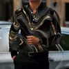 Nova camisa casual masculina vintage transfronteiriça, camisa de comércio exterior da Amazon, camisa masculina de manga comprida, peça única dropshipping