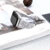 Adecuado para Apple Watch 1/2/3/4 Reloj iWatch Metal Acero Inoxidable Correa de Reloj Incrustada de Diamantes Banda de Reloj