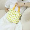 Bolsa de mão pequena de algodão Leve Verão Mão Carregando Flor de Fruta Bolsa de Mão Casual Múmia Bolsa para Mulheres