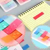 Set de pegatinas índice de PET color Morandi, notas adhesivas transparentes para estudiantes, marcadores coloridos, impermeables y resistentes al desgarro