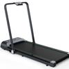 Máquina para caminar doméstica con apoyabrazos, Equipo de fitness pequeño, Máquina para caminar de interior, Cinta de correr eléctrica doméstica plana
