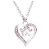 Deseo joyería de venta caliente colgante de urna cineraria con estampado de perro mascota en forma de corazón accesorios transfronterizos nuevos europeos y americanos ventas directas de fábrica