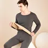 Ropa interior térmica para hombre, traje grueso con forro polar, ropa de otoño, pantalones largos, liquidación de invierno, camiseta base