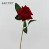 Rosa de Terciopelo Individual Esquina Rosa Flor Artificial 50cm Arreglo Floral de Boda Decoración de Pasillo de Hotel Flor Falsa Flor de Seda Venta al Por Mayor