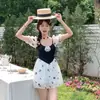 Traje de baño familiar para niños y niñas estilo falda de una pieza, vestido de princesa, ropa de baño coreana adelgazante para madre e hija, de Aliexpress