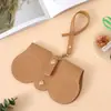 Bolsa de armazenamento de óculos em couro PU com cordão de moda portátil clipe para óculos bolsa para óculos de sol capa protetora bolsa para óculos atacado