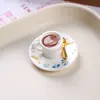 Imanes para refrigerador DIY, set de postre de tarta de huevo simulada, pequeños adornos de juguete de comida de resina, accesorios magnéticos para juego de simulación DIY