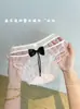 Laço de Abstinência~Calcinhas de Renda Sexy para Mulheres, Cintura Baixa Renda Pura Desejo Respirável Vazada Tentação Calcinhas Triângulo para Meninas