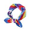 Bufanda Casual a Rayas Bufanda a Juego Bufanda Azafata Ropa de Negocios Bufanda 60cm Pañuelo Cuadrado Pequeño Seda Delgada Sade