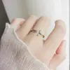 Anillo de Plata de Ley con Cola de Delfín Azul Estilo Coreano para Mujer, Moderno y Delicado, Fresco Anillo de Amistad de Cuento de Hadas de Sirena
