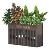 Jardineras Combinadas de Acero Inoxidable para Exterior para Divisiones de Calle Comercial, Estantes de Hierro para Flores para Oficinas de Ventas, Jardineras para Exterior