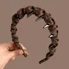 Pinzas para el Cabello de Tela de Alta Gama Estilo Coreano, Diademas Muy Bonitas para Mujer, Diseño de Corona Alta Que No Aprieta la Cabeza, Hace que el Rostro Luzca Más Pequeño, Accesorio para el Cabello de Diadema Exterior