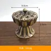 Venta al por mayor de fábrica TikTok quemador de incienso popular aleación Loto pequeño quemador de incienso quemador de incienso para el hogar plato decorativo incienso incienso Xiangyun